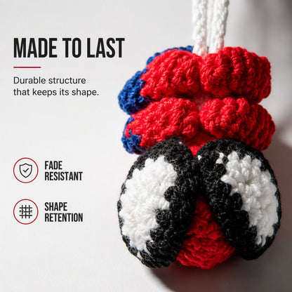 Crochet Spider Car Hanger Ornament