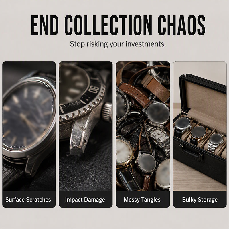 Portable Watch Travel Case
