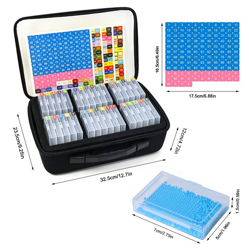 📢📢40% OFF !! ⏰ Diamond Art Accessories Container with Seamless Inner Boxes