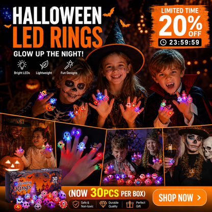 🎁LED Light Halloween Glowing Ring